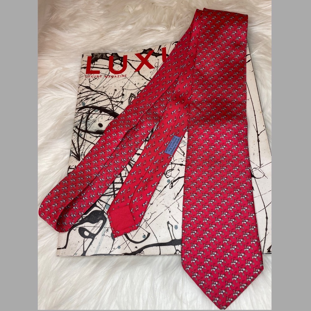 Hermes Silk Tie Authentic